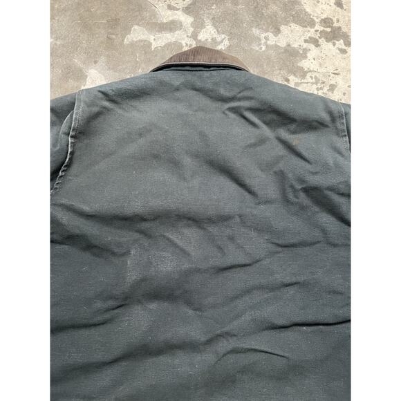 Carhartt Detroit‎ Work Jacket VTG Blanket Lined Chore Coat blk Black FEIN Faded - Picture 7 of 9